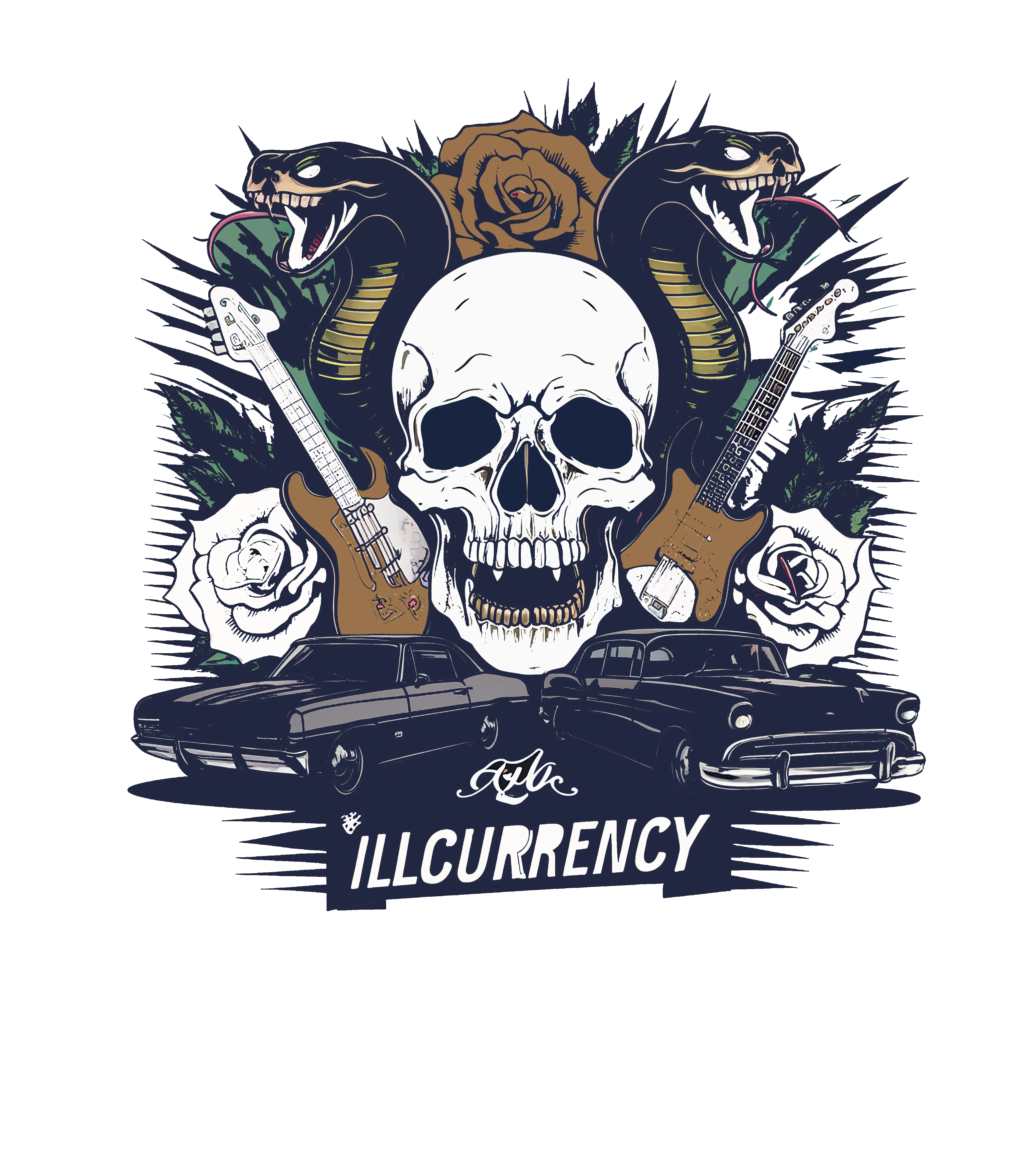 Air Jordan 13 Midnight Navy White T-Shirt (Vintage Illcurrency)| illcurrency