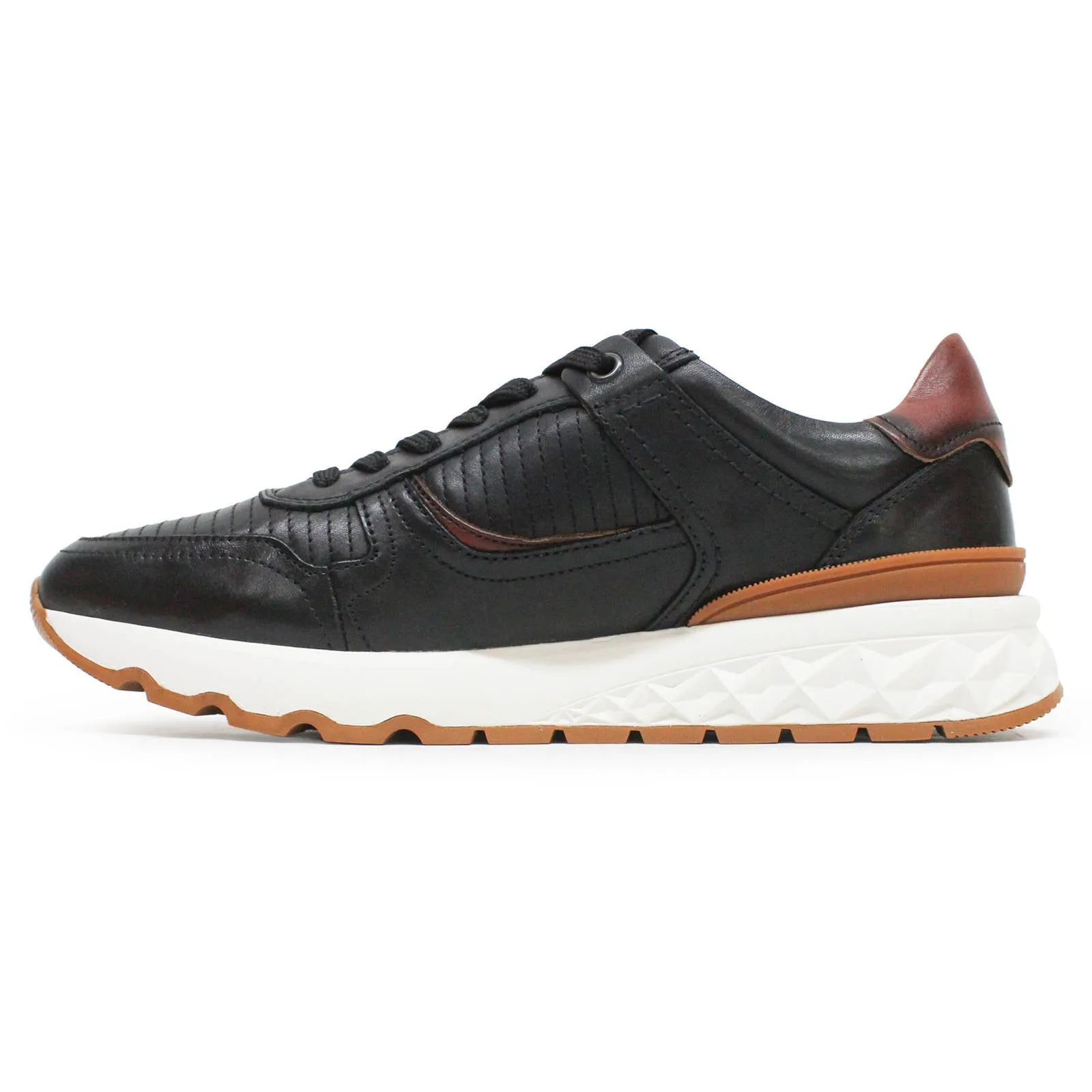 Aranda Leather Men's Low Top Trainers