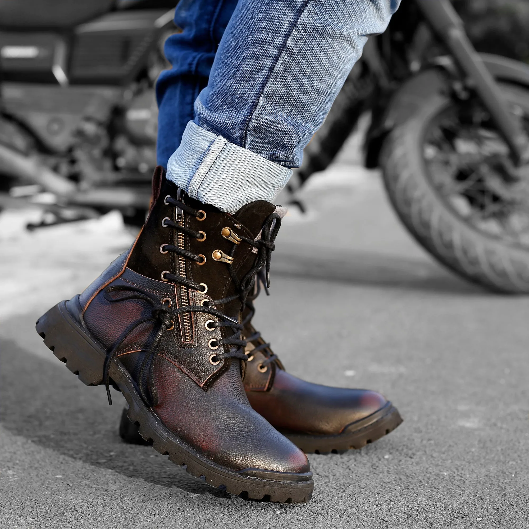 Bacca Bucci Combat Boots