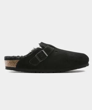 Birkenstock Boston Shearling in Black