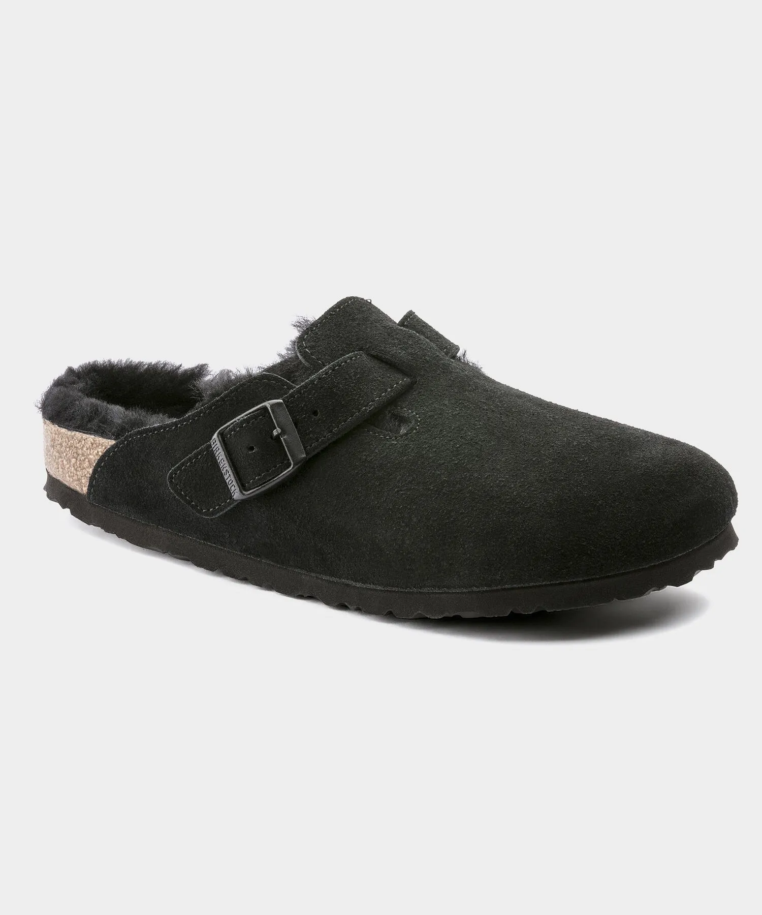 Birkenstock Boston Shearling in Black