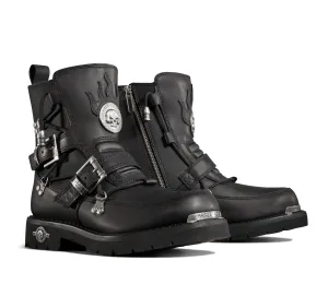 Black Leather "Distortion" Performance Boot