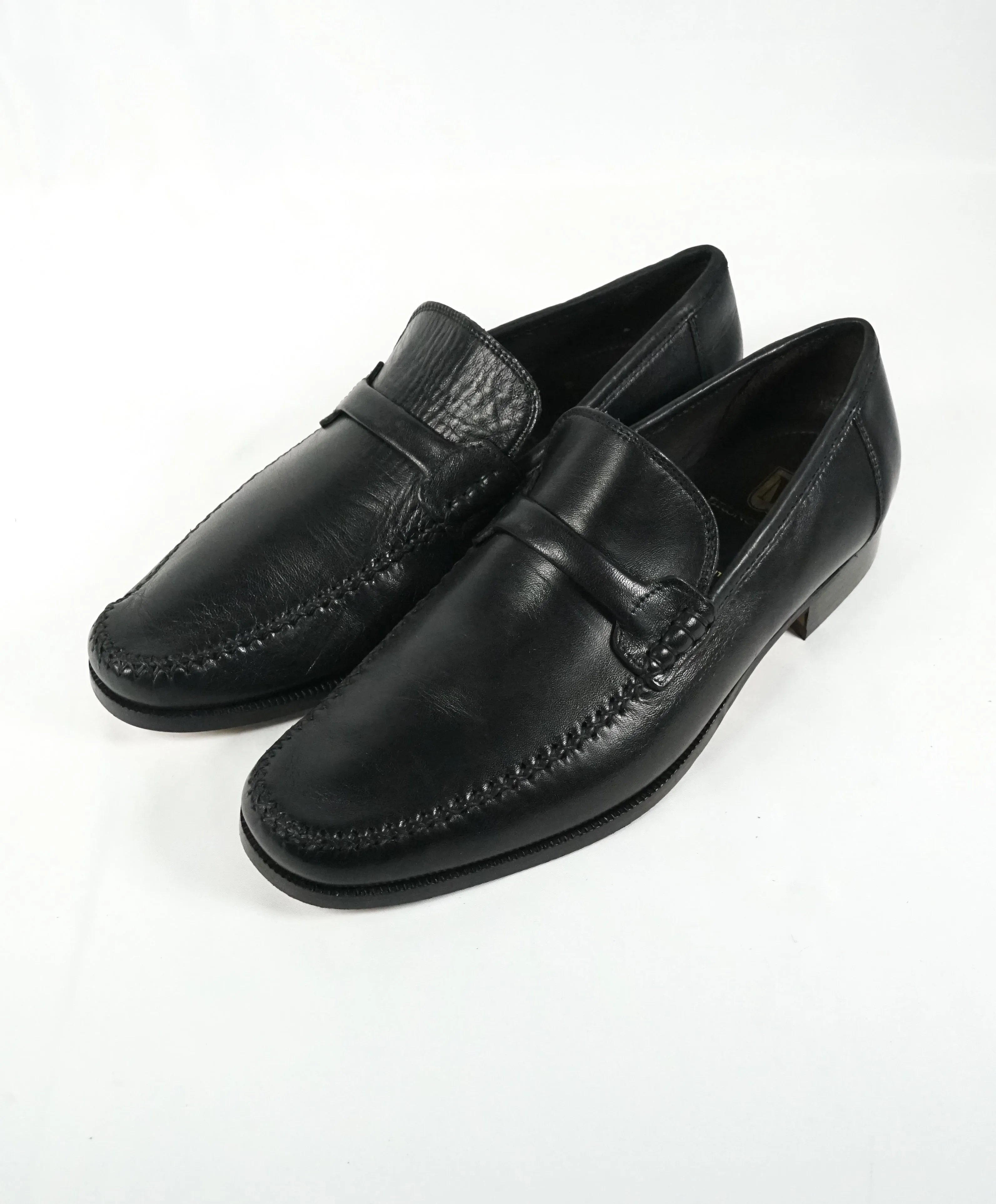 BRUNO MAGLI - “ PORRO” Black Soft Leather Classic Loafers - 8.5