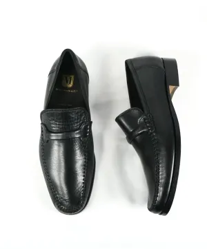 BRUNO MAGLI - “ PORRO” Black Soft Leather Classic Loafers - 8.5