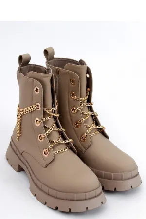 Chic Comfort Boots with Gold Chain Detail