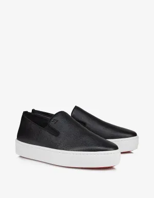 Christian Louboutin Black Boatissimo Trainers -