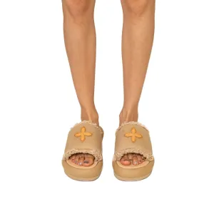 Compass Wheat Bread Shape Sandal