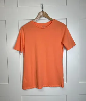 Coral Straight Cotton Tee