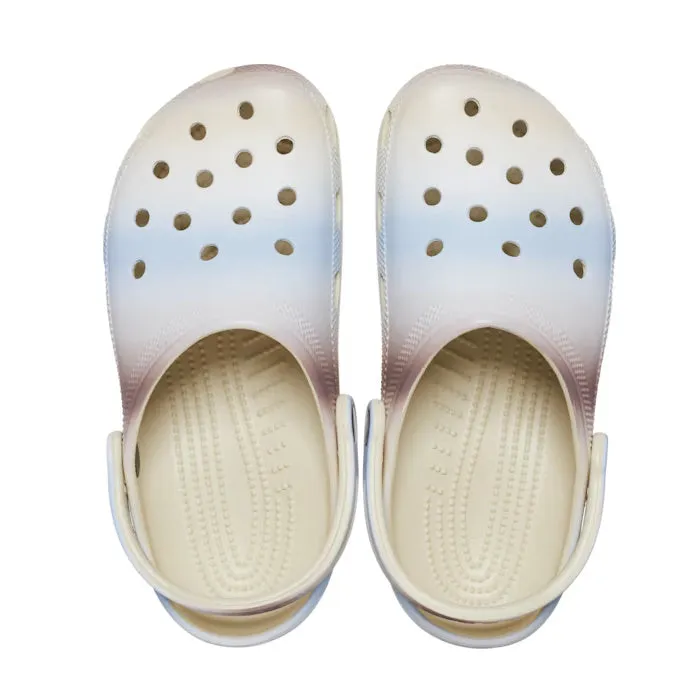 Crocs - Classic Clog Colour Dipped Bone Multi NOT RETURNABLE