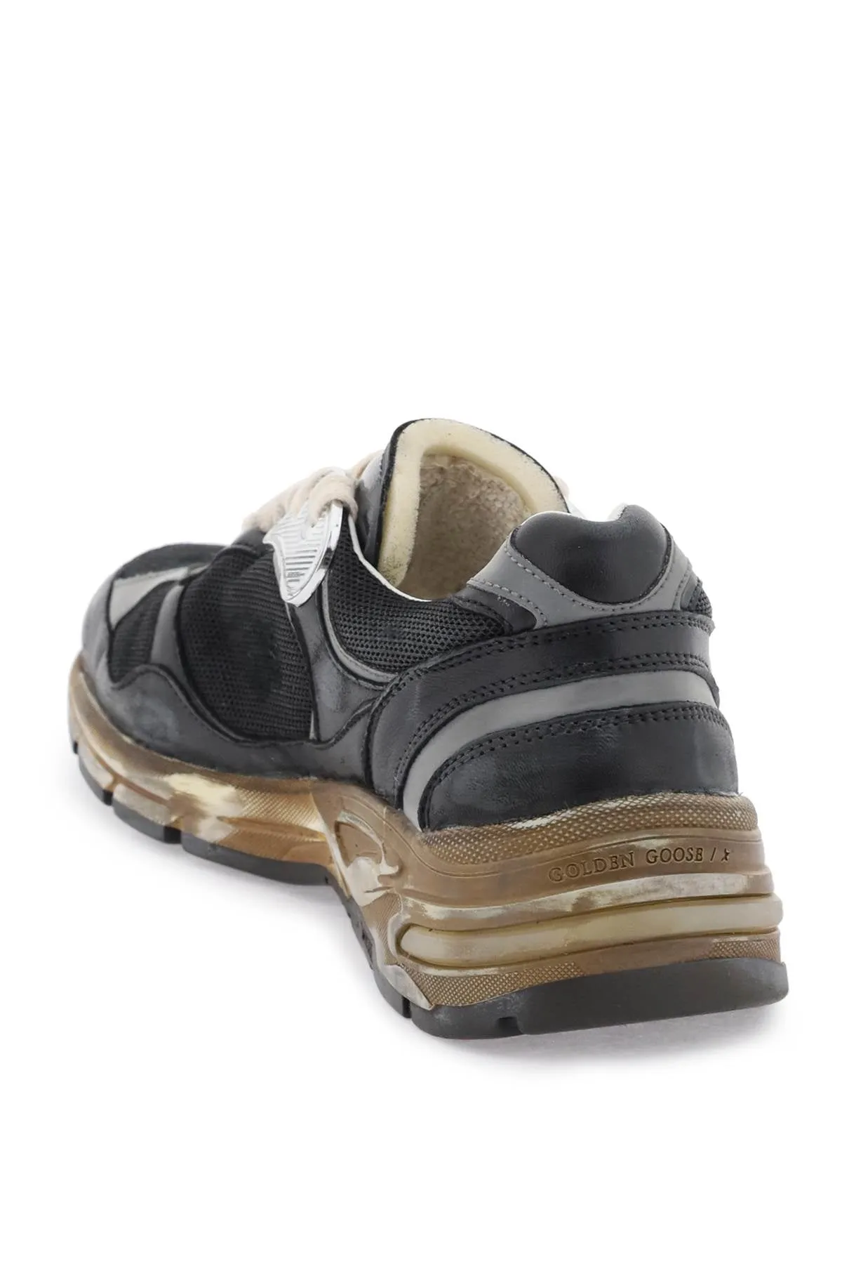 dad-star sneakers in mesh and nappa leather