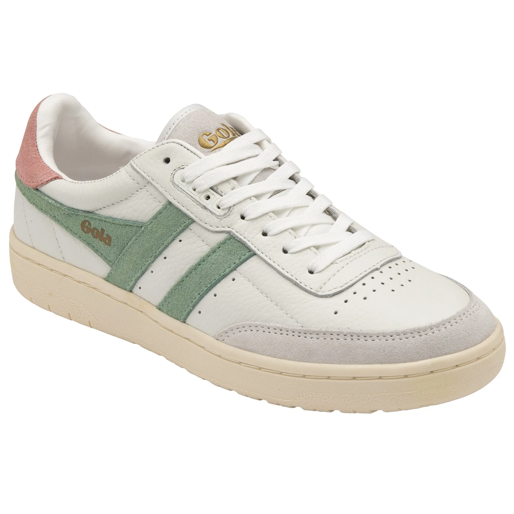 GOLA FALCON Blanc vert  Sneakers Baskets adulte