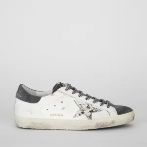 GOLDEN GOOSE SNEAKERS SUPER STAR WHITE/GREY ASPHALT/GREY PHYTON