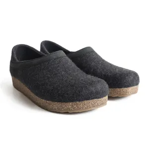 Haflinger GZH Clog (Unisex) - Charcoal