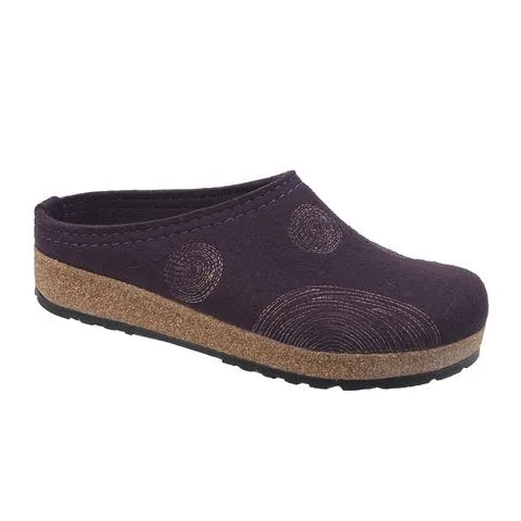 Haflinger Spirit Clog (Women) - Eggplant