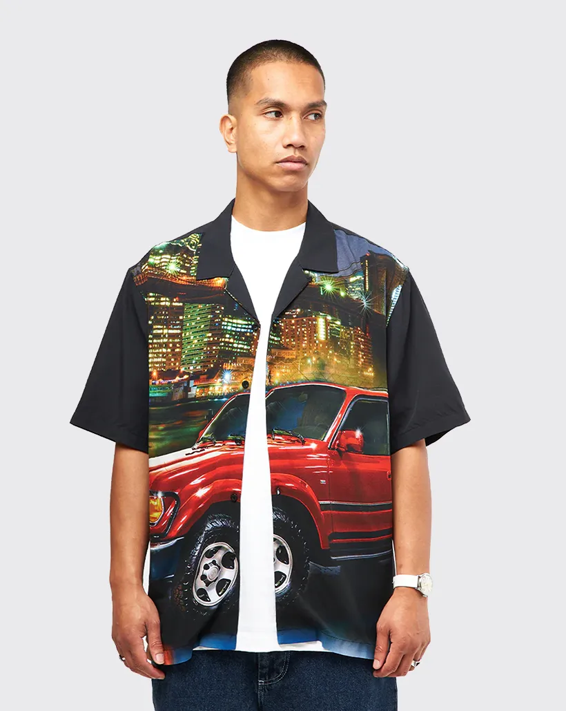 Huf x Toyota Big City Resort Shirt - Black