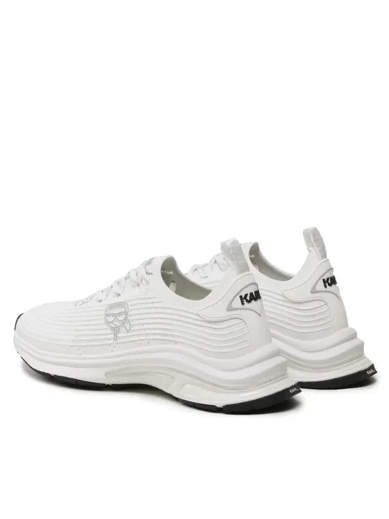 KARL LAGERFELD LUX FINESSE SNEAKERS IN WHITE