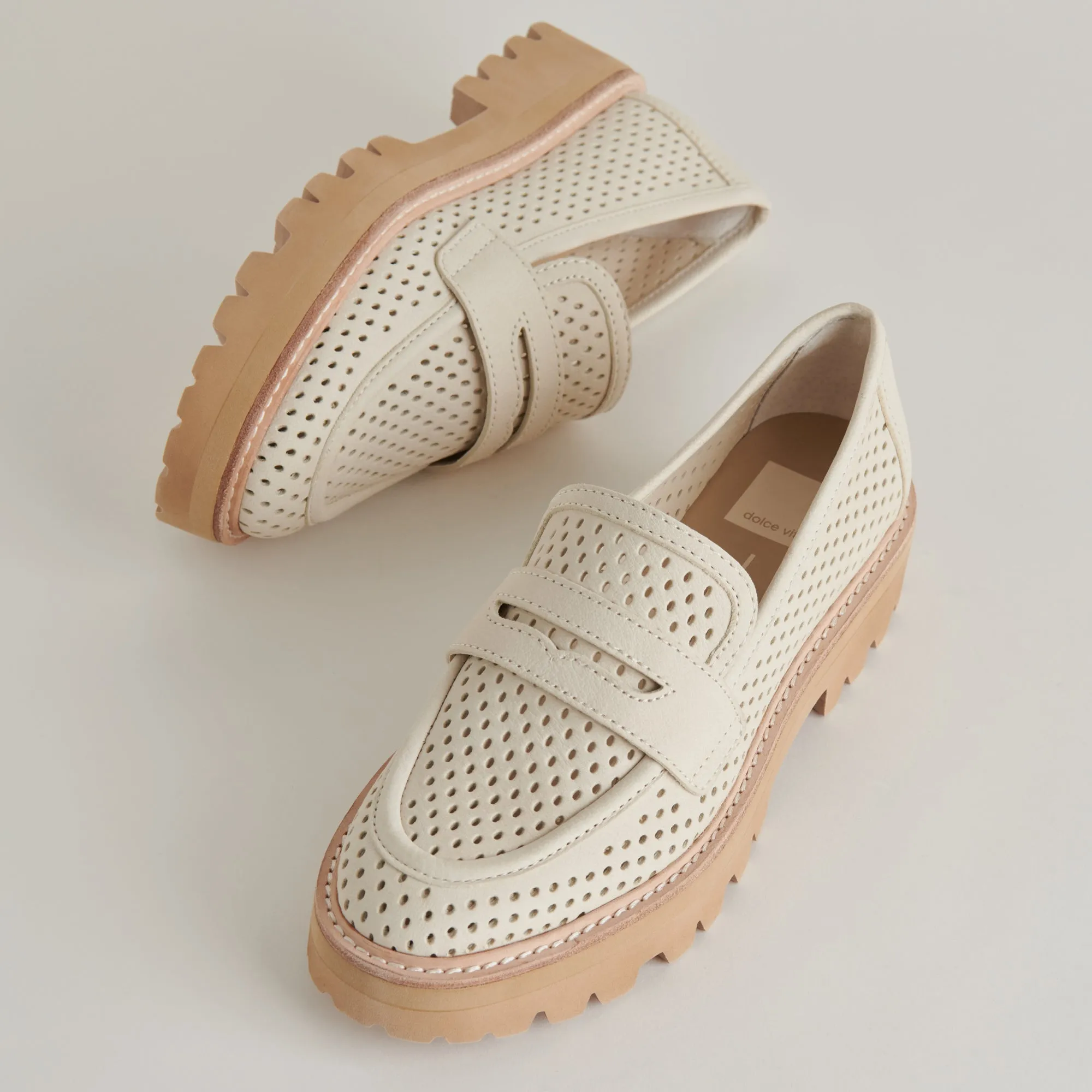 MALILA LOAFERS IVORY NUBUCK