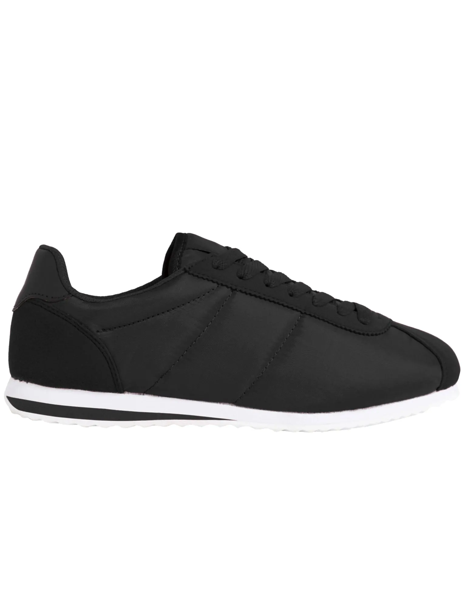 Mens Hurley Quilted Lace Up Fashion Trainers in Black