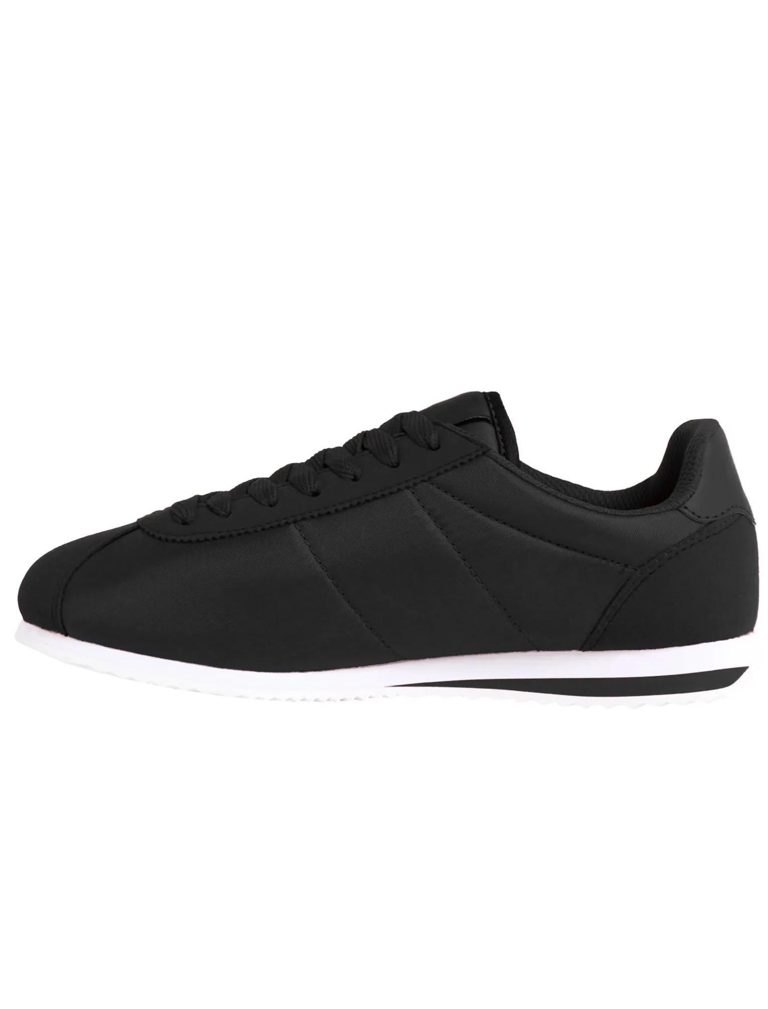 Mens Hurley Quilted Lace Up Fashion Trainers in Black