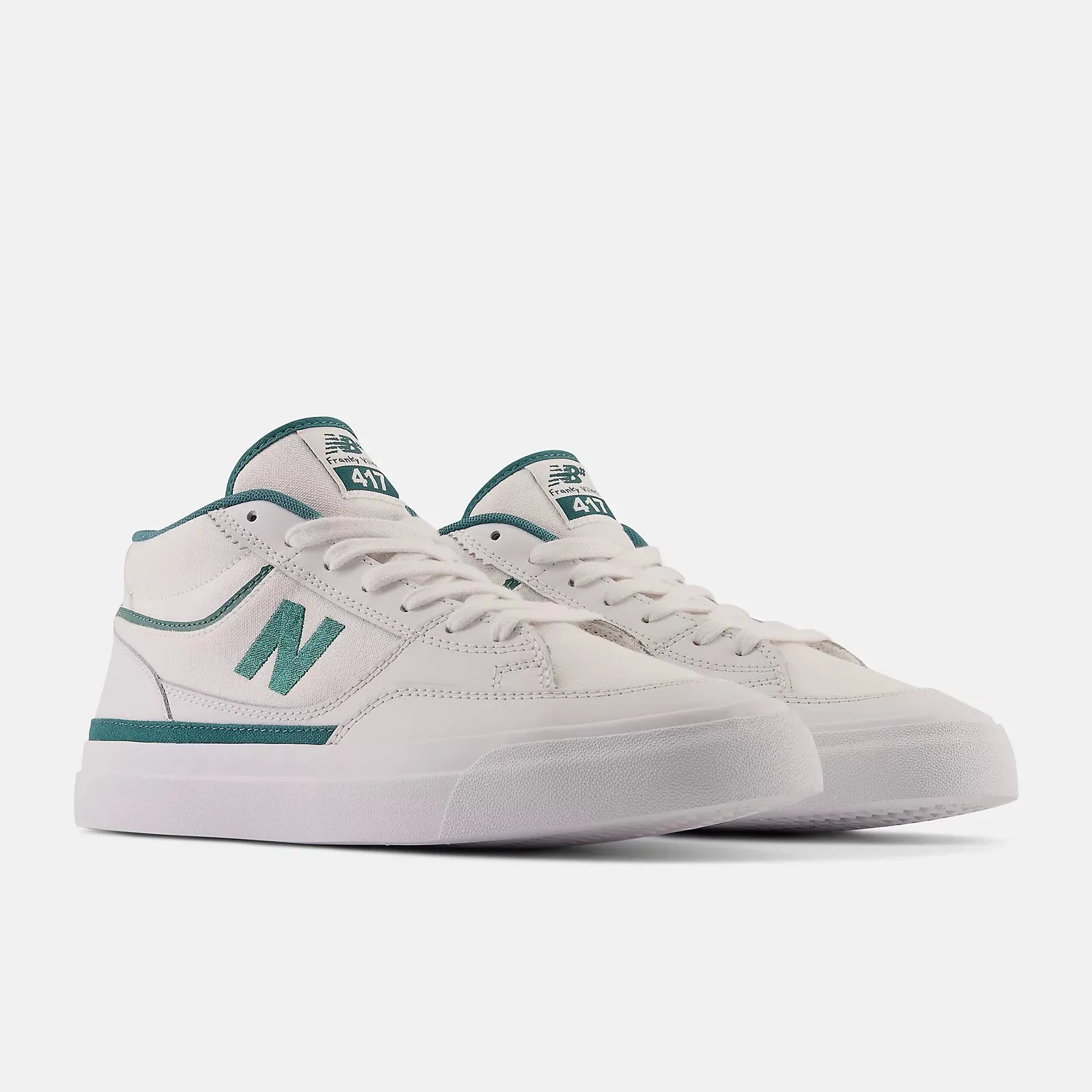 New Balance Shoes Numeric Franky Villani 417 - White/Vintage Teal