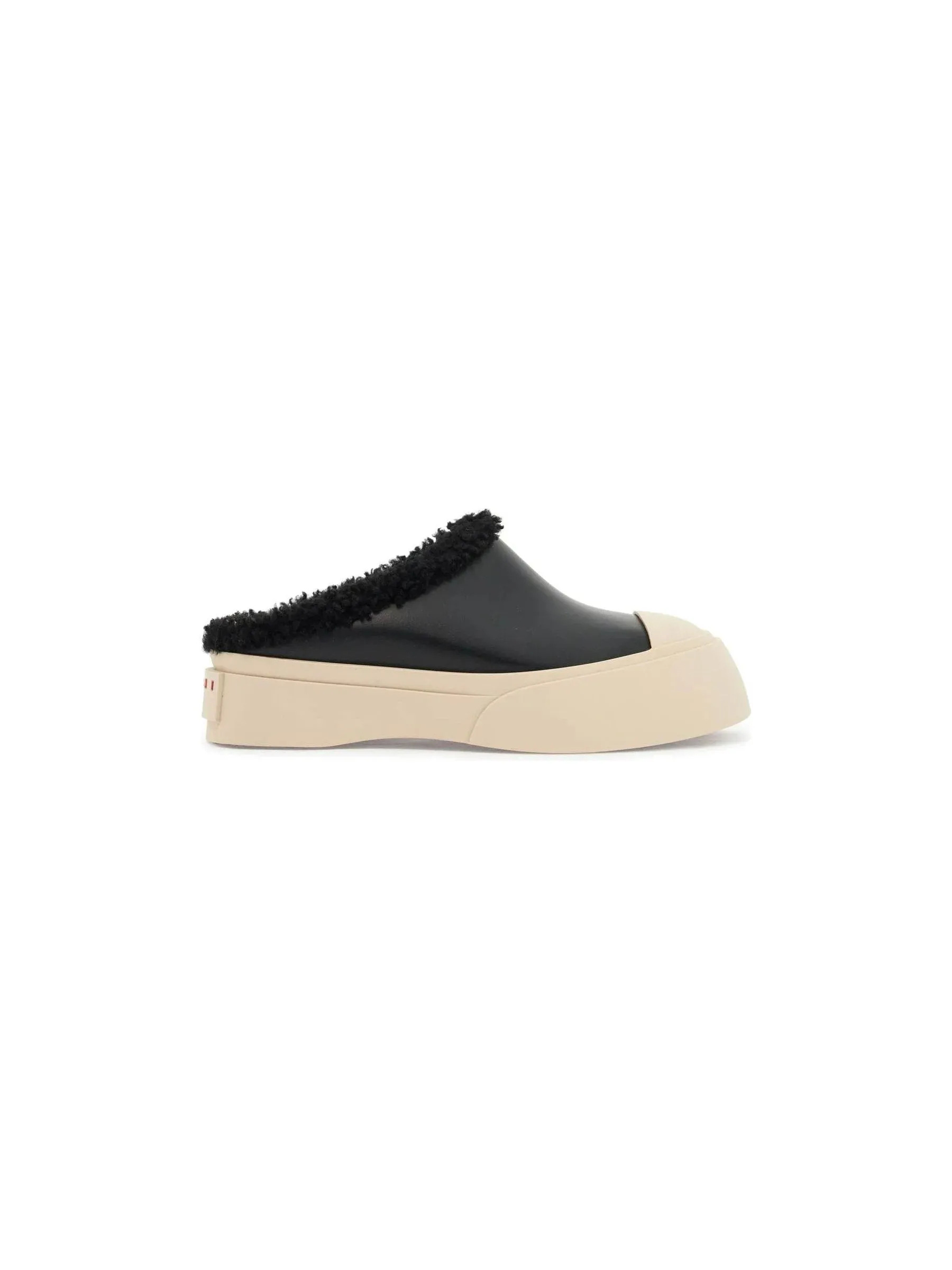 Pablo Shearling Leather Clogs