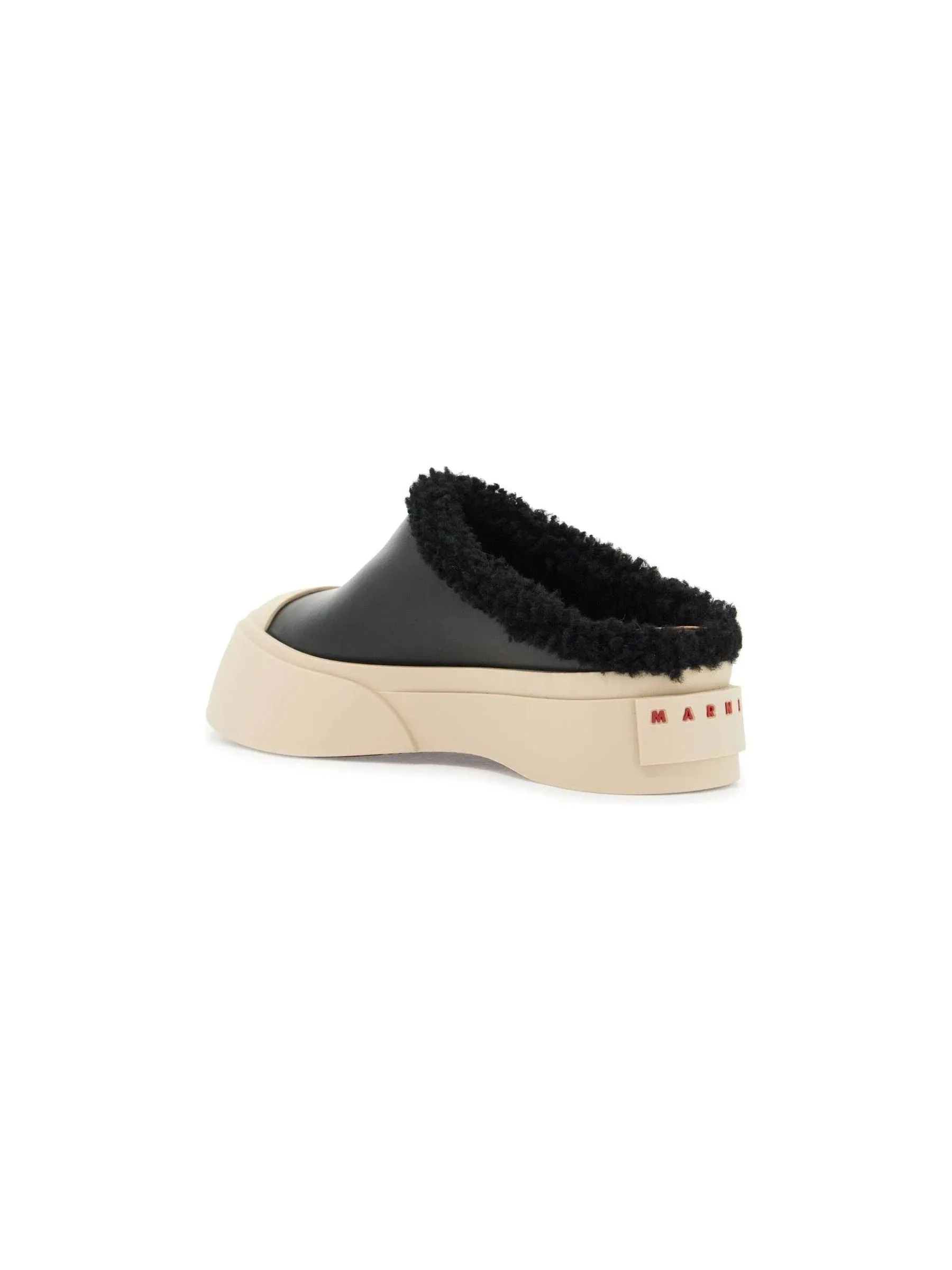 Pablo Shearling Leather Clogs