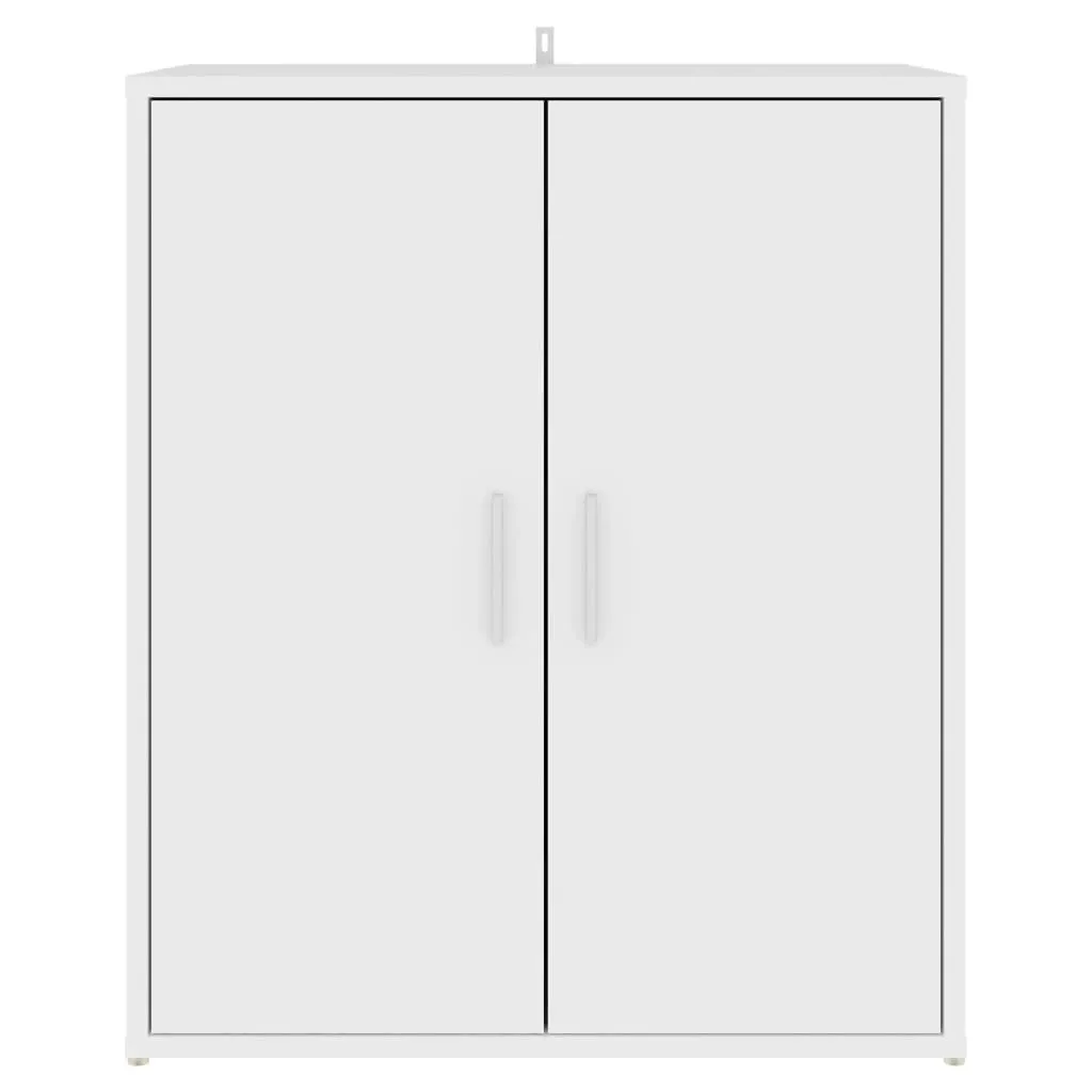 Shoe Cabinet White 60x35x70 cm Engineered Wood