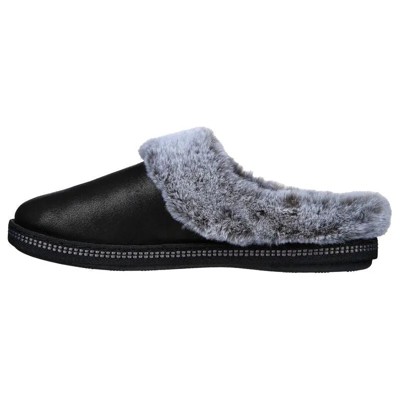 Skechers Womens Slipper Cozy Campfire Lovely Life Black