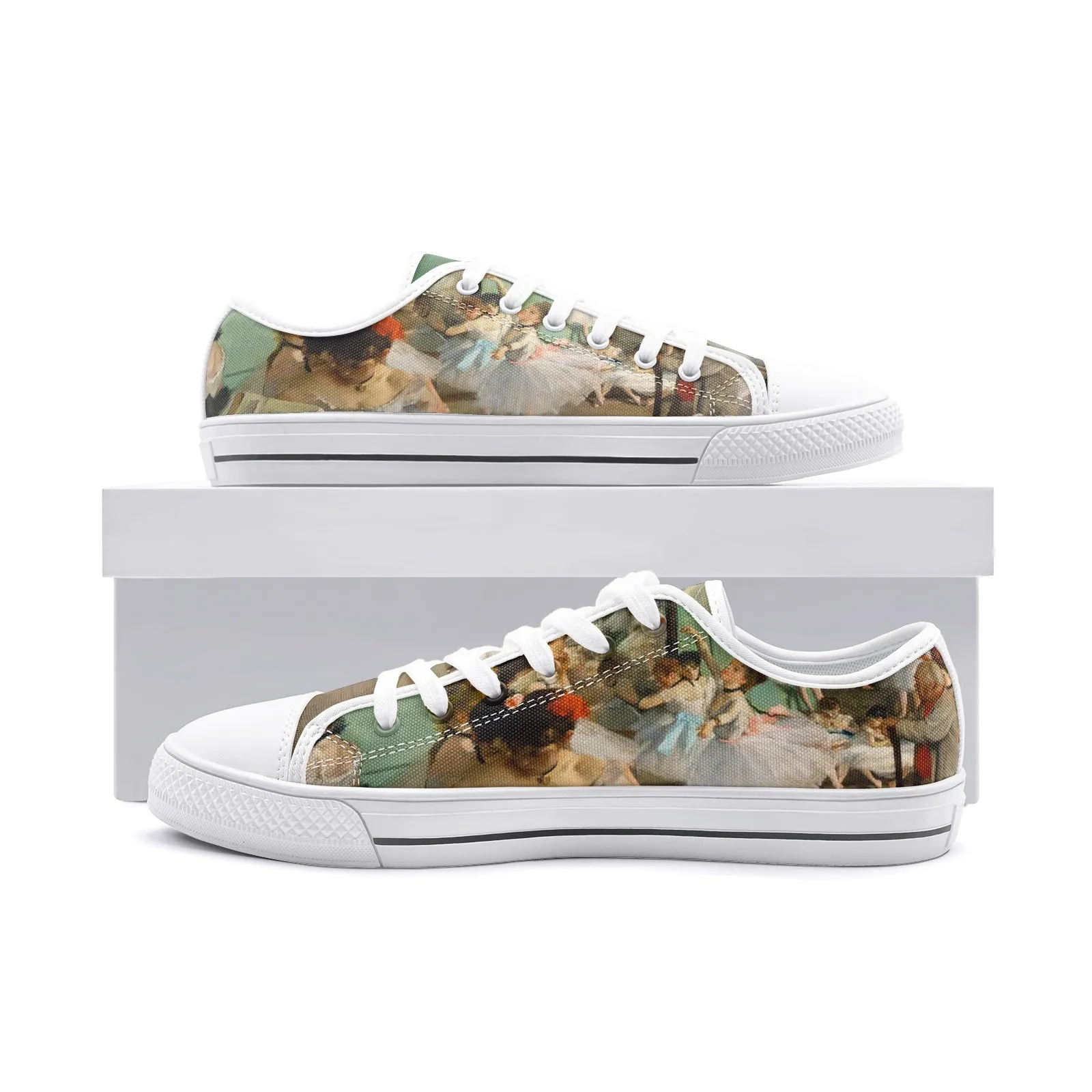 The Dance Class Unisex Low Top Canvas Shoes