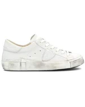 White Paris X Basic Sneakers