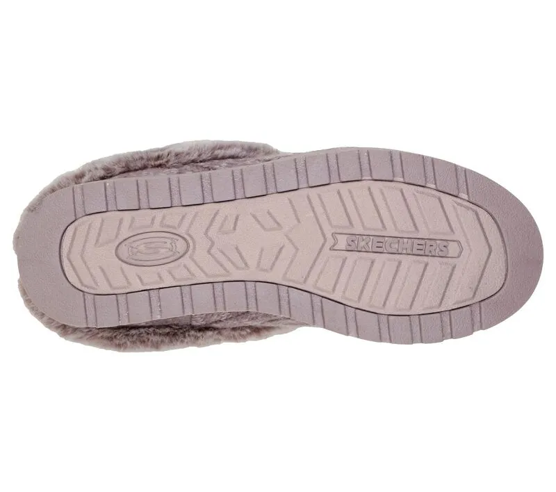 Womens Wide Fit Skechers Bobs Ice Angel 31204W Mule Slippers